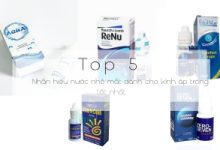 Top 3 Nhãn hiệu nước nhỏ mắt tốt nhất dành cho kính áp tròng