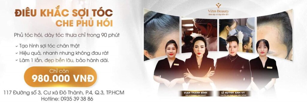 Vian Beauty được biết đến là một trong những cái tên hàng đầu tại Hồ Chí Minh cung cấp dịch vụ điêu khắc chân tóc.