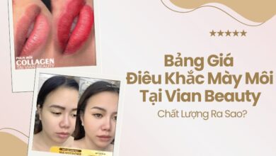 Đánh giá chất lượng & chi phí điêu khắc mày môi vian beauty 37