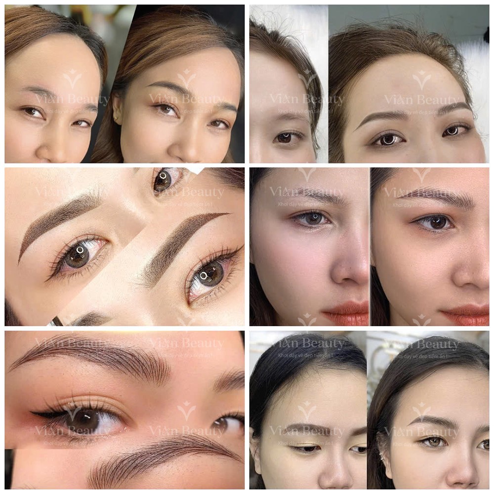 Đánh giá chất lượng & chi phí điêu khắc mày môi vian beauty 2