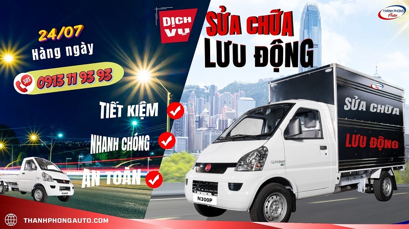Dịch vụ sửa chữa ô tô lưu động chất lượng tại Phường Bàn Cờ 3